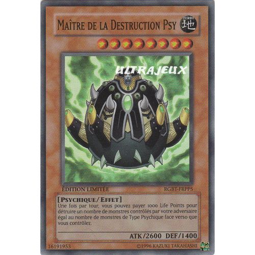 Yu-Gi-Oh! - Rgbt-Frpp5 - Maître De La Destruction Psy - Super Rare