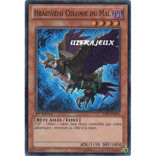 Yu-Gi-Oh! - Ha07-Fr016 - Hraesvelg Colonie Du Mal - Super Rare