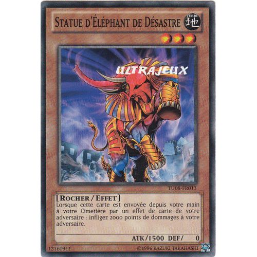 Yu-Gi-Oh! - Tu08-Fr013 - Statue D'eléphant De Désastre - Commune