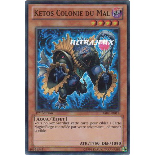Yu-Gi-Oh! - Ha07-Fr013 - Ketos Colonie Du Mal - Super Rare