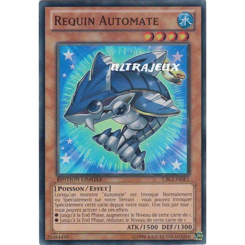 Yu-Gi-Oh! - Cblz-Frse1 - Requin Automate - Super Rare