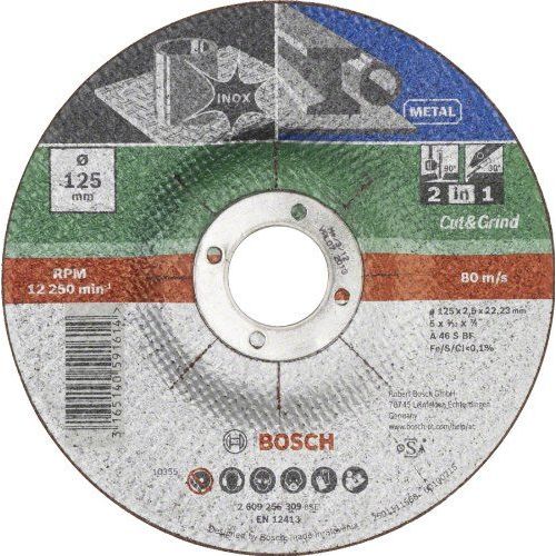 Disque 3 en 1 métal + inox 125 x2,5
