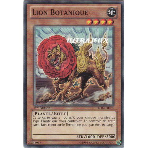 Yu-Gi-Oh! - Bp02-Fr074 - Lion Botanique - Commune