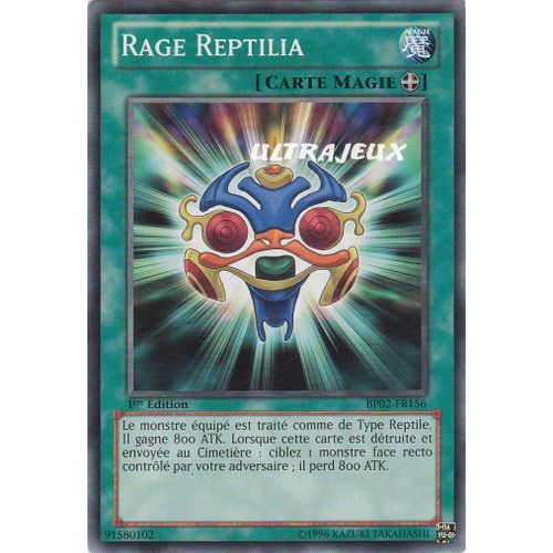 Yu-Gi-Oh! - Bp02-Fr156 - Rage Reptilia - Commune