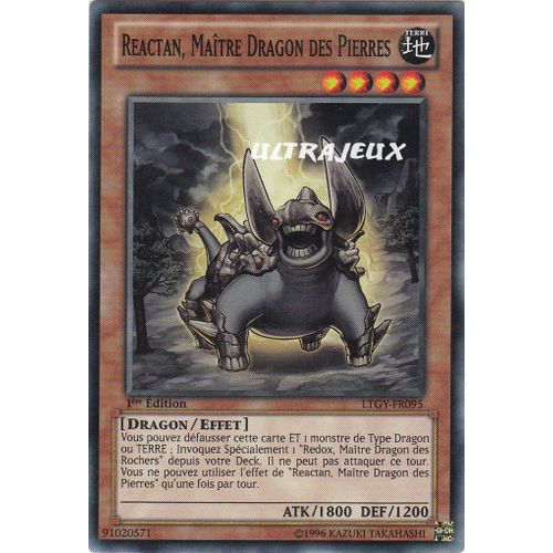 Yu-Gi-Oh! - Ltgy-Fr095 - Reactan, Maître Dragon Des Pierres - Commune