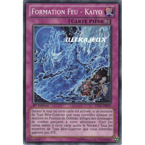 Yu-Gi-Oh! - Ltgy-Fr075 - Formation Feu - Kaiyo - Commune