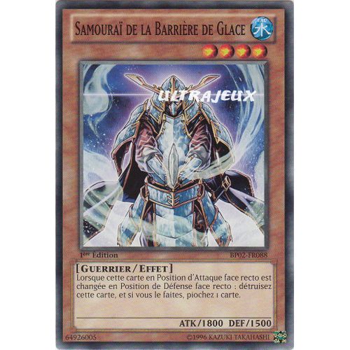 Yu-Gi-Oh! - Bp02-Fr088 - Samouraï De La Barrière De Glace - Commune