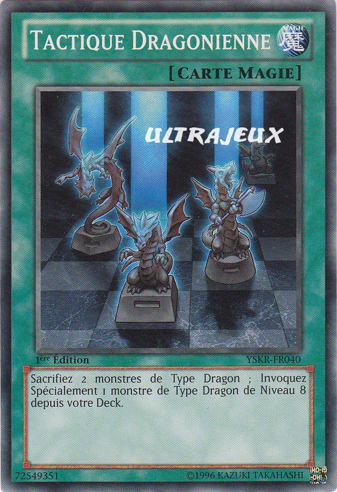 Yu-Gi-Oh! - Yskr-Fr040 - Tactique Dragonienne - Commune