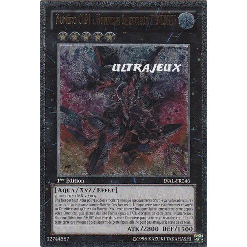 Yu-Gi-Oh! - Lval-Fr046-Ul - Numéro C101 : Honneur Silencieux Tenebres - Ultimate Rare
