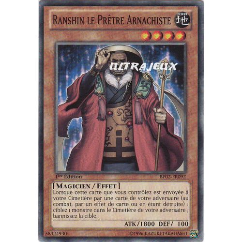 Yu-Gi-Oh! - Bp02-Fr092-Mr - Ranshin Le Prêtre Arnachiste - Mosaic Rare