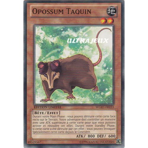 Yu-Gi-Oh! - Wgrt-Fr033 - Opossum Taquin - Commune