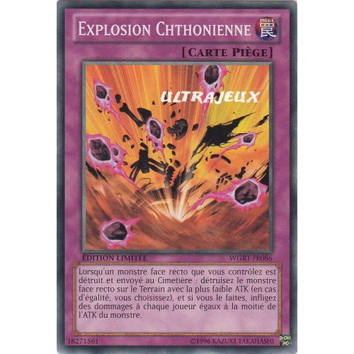 Yu-Gi-Oh! - Wgrt-Fr086 - Explosion Chthonienne - Commune