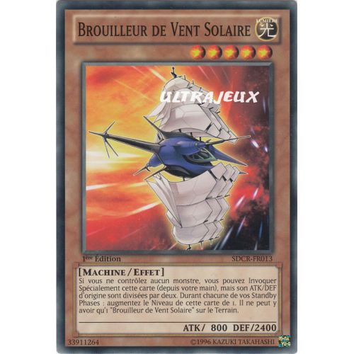 Yu-Gi-Oh! - Sdcr-Fr013 - Brouilleur De Vent Solaire - Commune