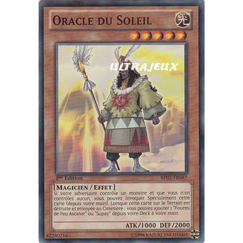 Yu-Gi-Oh! - Bp02-Fr087-Mr - Oracle Du Soleil - Mosaic Rare
