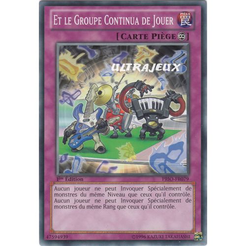 Yu-Gi-Oh! - Prio-Fr079 - Et Le Groupe Continua De Jouer - Commune