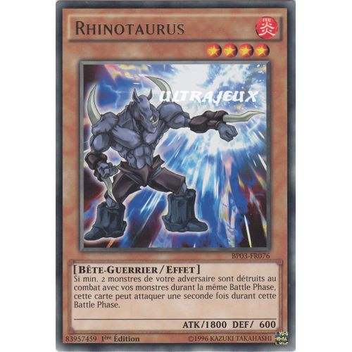 Yu-Gi-Oh! - Bp03-Fr076 - Rhinotaurus - Rare