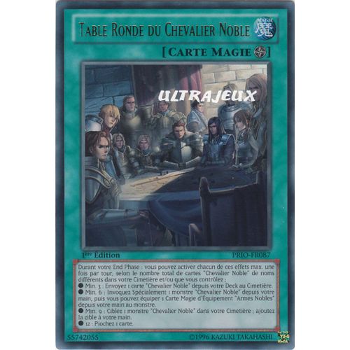 Yu-Gi-Oh! - Prio-Fr087 - Table Ronde Du Chevalier Noble - Ultra Rare