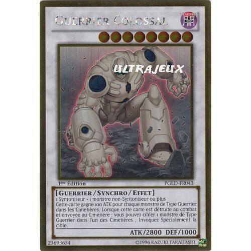 Yu-Gi-Oh! - Pgld-Fr043 - Guerrier Colossal - Gold Rare