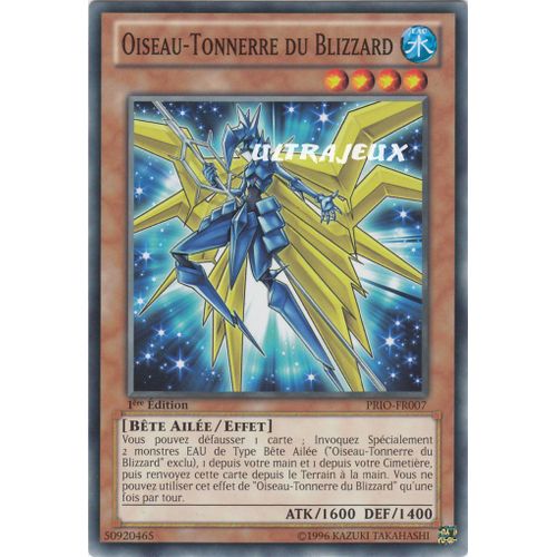 Yu-Gi-Oh! - Prio-Fr007 - Oiseau-Tonnerre Du Blizzard - Commune