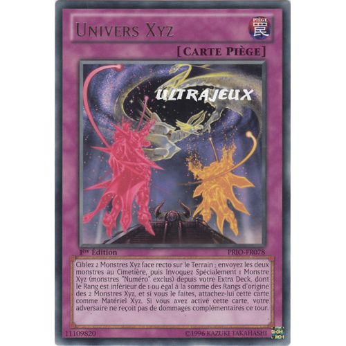 Yu-Gi-Oh! - Prio-Fr078 - Univers Xyz - Rare