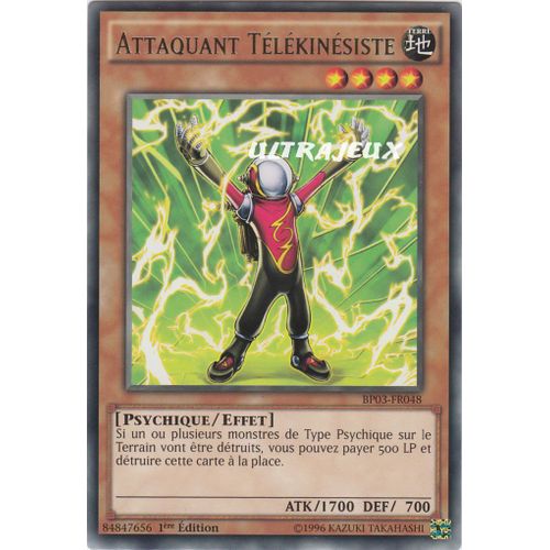 Yu-Gi-Oh! - Bp03-Fr048 - Attaquant Télékinésiste - Rare