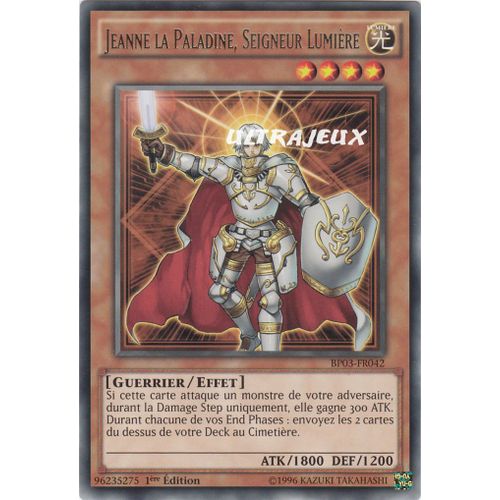 Yu-Gi-Oh! - Bp03-Fr042 - Jeanne La Paladine, Seigneur Lumière - Rare