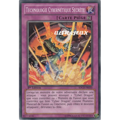 Yu-Gi-Oh! - Sdcr-Fr030 - Technologie Cybernétique Secrète - Commune