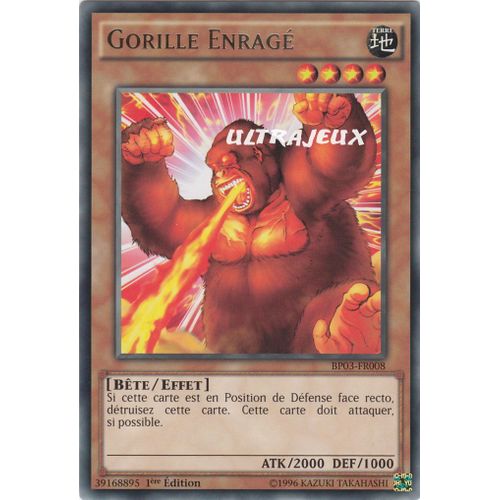 Yu-Gi-Oh! - Bp03-Fr008 - Gorille Enragé - Rare