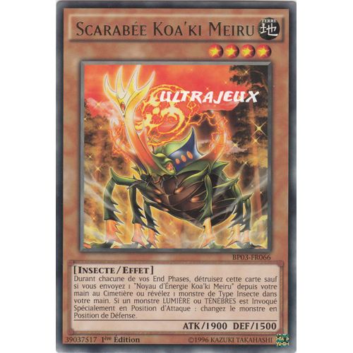 Yu-Gi-Oh! - Bp03-Fr066 - Scarabée Koa'ki Meiru - Rare