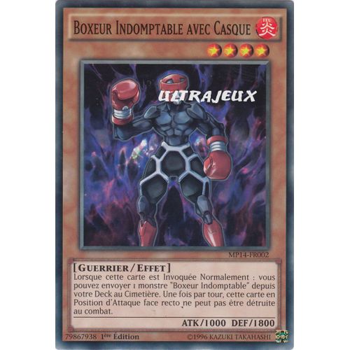 Yu-Gi-Oh! - Mp14-Fr002 - Boxeur Indomptable Avec Casque - Commune