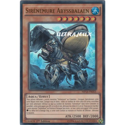 Yu-Gi-Oh! - Mp14-Fr055 - Sirènemure Abyssbalaen - Ultra Rare