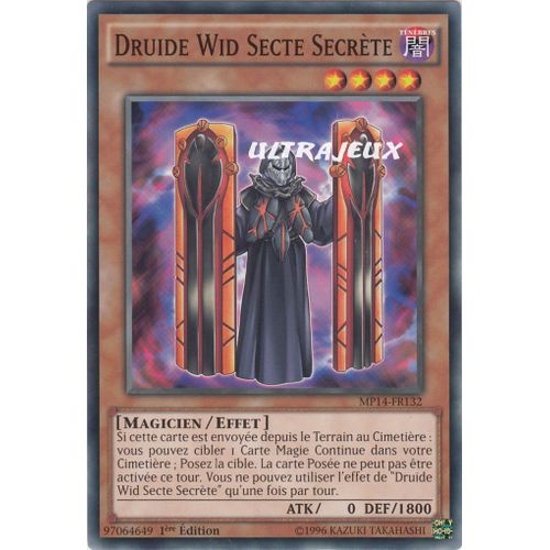 Yu-Gi-Oh! - Mp14-Fr132 - Druide Wid Secte Secrète - Commune