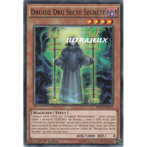 Yu-Gi-Oh! - Mp14-Fr133 - Druide Dru Secte Secrète - Commune