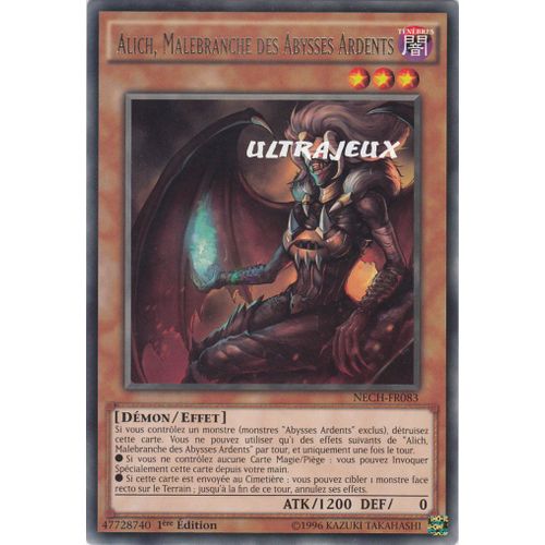 Yu-Gi-Oh! - Nech-Fr083 - Alich, Malebranche Des Abysses Ardents - Rare