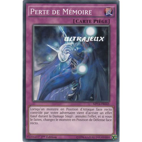 Yu-Gi-Oh! - Mp14-Fr045 - Perte De Mémoire - Commune