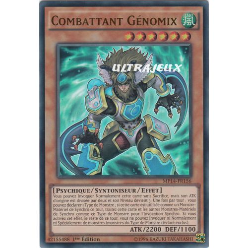 Yu-Gi-Oh! - Mp14-Fr156 - Combattant Génomix - Ultra Rare