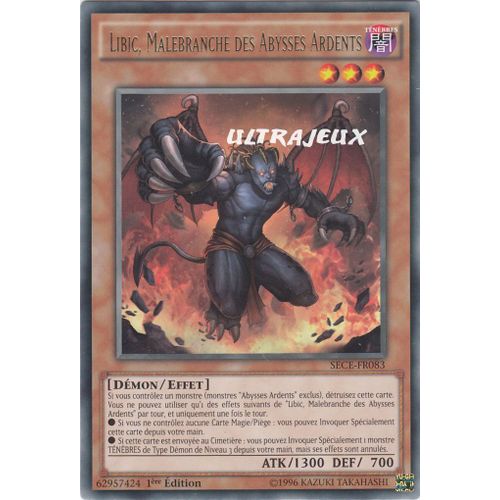Yu-Gi-Oh! - Sece-Fr083 - Libic, Malebranche Des Abysses Ardents - Rare