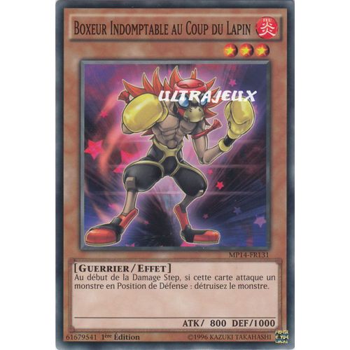 Yu-Gi-Oh! - Mp14-Fr131 - Boxeur Indomptable Au Coup Du Lapin - Commune