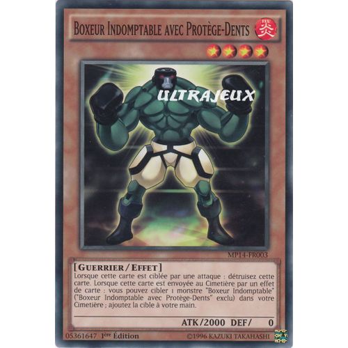 Yu-Gi-Oh! - Mp14-Fr003 - Boxeur Indomptable Avec Protège-Dents - Commune