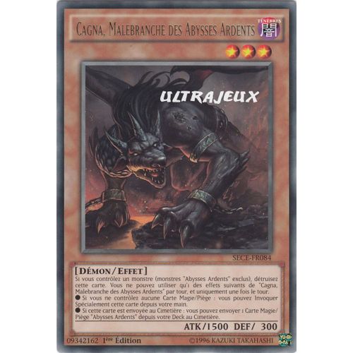 Yu-Gi-Oh! - Sece-Fr084 - Cagna, Malebranche Des Abysses Ardents - Rare