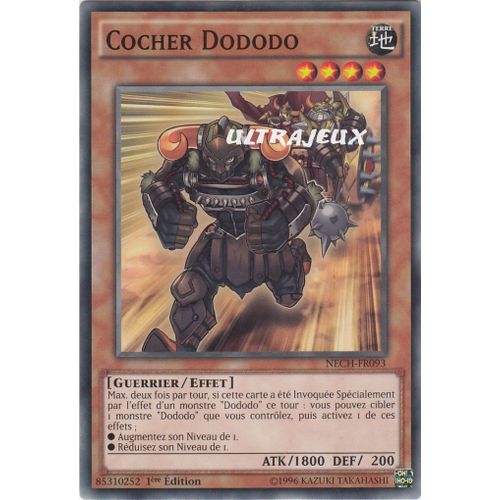 Yu-Gi-Oh! - Nech-Fr093 - Cocher Dododo - Commune