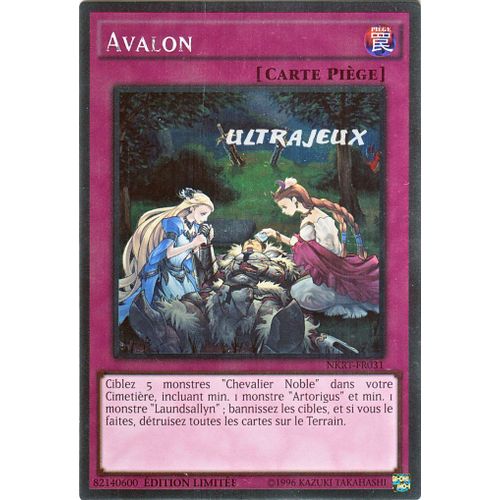 Yu-Gi-Oh! - Nkrt-Fr031 - Avalon - Platinium Rare