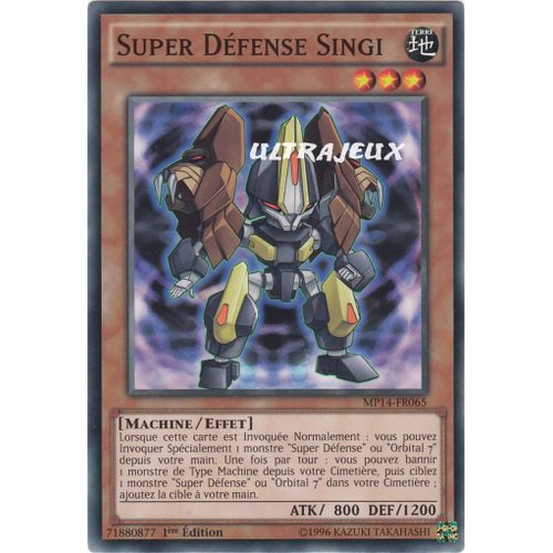 Yu-Gi-Oh! - Mp14-Fr065 - Super Défense Singi - Commune