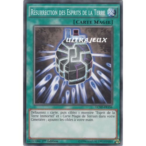 Yu-Gi-Oh! - Lc5d-Fr156 - Résurrection Des Esprits De La Terre - Commune
