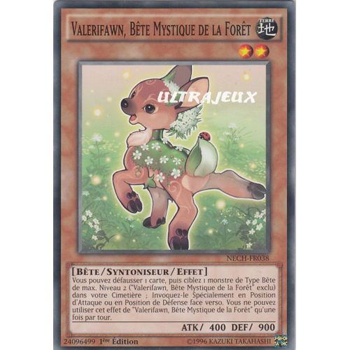 Yu-Gi-Oh! - Nech-Fr038 - Valerifawn, Bête Mystique De La Forêt - Commune