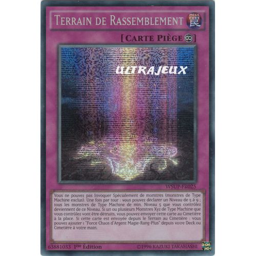 Yu-Gi-Oh! - Wsup-Fr025 - Terrain De Rassemblement - Prismatic Secret Rare
