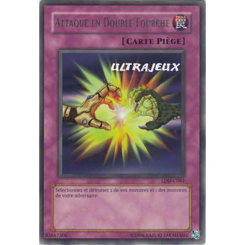 Yu-Gi-Oh! - Ldd-C061 - Attaque En Double Fourche - Rare
