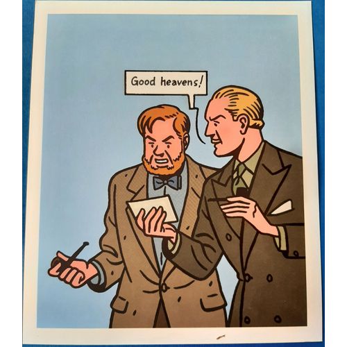 Ex Libris De La Bd " Blake Et Mortimer, L'art De La Guerre " De Floc'h, Fromental Et Boquet, Dargaud.