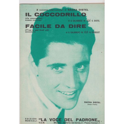 Sacha Distel Il Coccodrillo