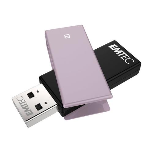 EMTEC C350 Brick 2.0 - Clé USB - 8 Go - USB 2.0 - violet